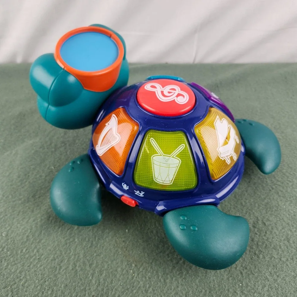 Baby Einstein Neptune Ocean Orchestra Musical Turtle Toy WORKS